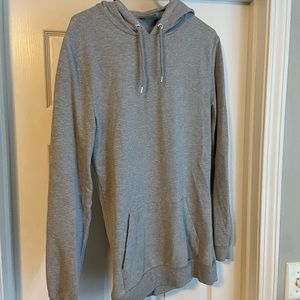 ASOS muscle/slim fit grey sweatshirt